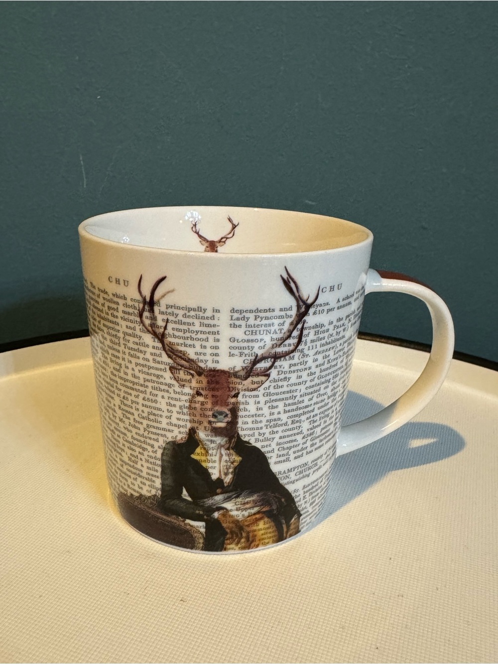 PPD FAB FUNKY LORD WINSTON DEER Regency Stag Mug BONE CHINA